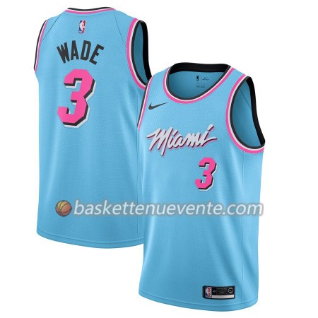 Maillot Basket Miami Heat Dwyane Wade 3 2019-20 Nike City Edition Swingman - Homme